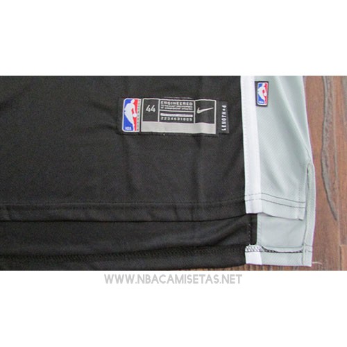 Camiseta Nino San Antonio Spurs Kawhi Leonard NO 2 2017-18 Negro